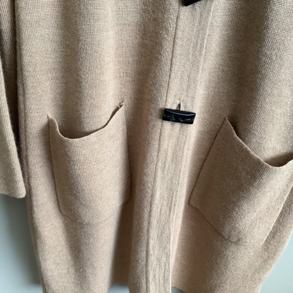 🍁 Long Merino Wool Cardigan-perfect fall sweater - Picture 5 of 9